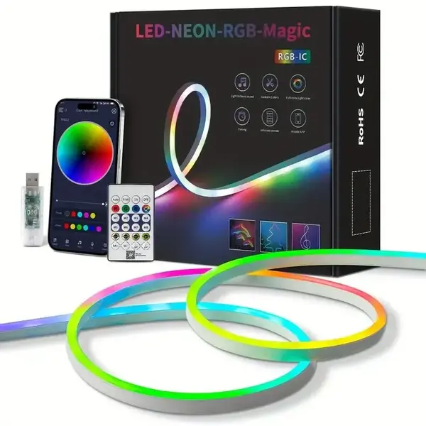 Led Neon RGB Traka 5m + Daljinski