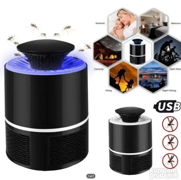 USB LED UV Lampa za komarce, muve i moljce