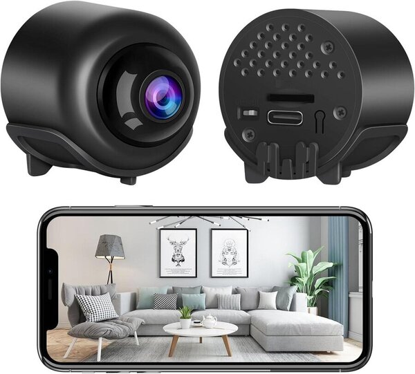 Mini kamera FULL HD WiFi sa noćnim snimanjem i detekcijom pokreta.