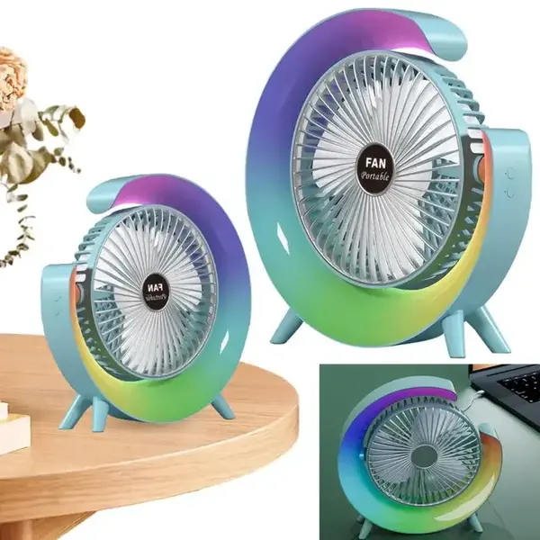 Šareni RGB stoni ventilator*