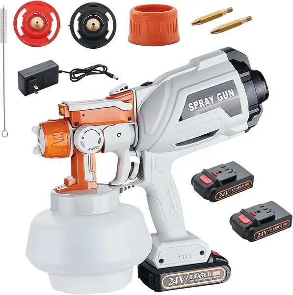 Aku pištolj sa led svetlom za precizno farbanje 24v