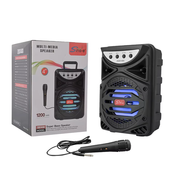 Bluetooth Zvučnik Karaoke sa mikrofonom ZQS1480