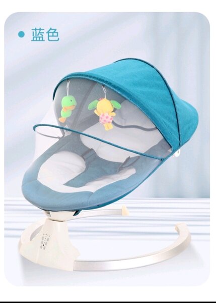 Električna ljuljaška za bebe njihalica PLAVA