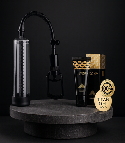 Pumpa za penis Basic Penis Pump + TITAN GOLD
