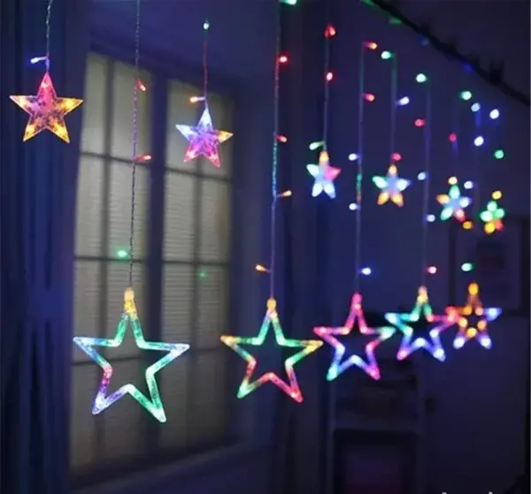 Magične led lampice Led svetla u obliku zvezdica