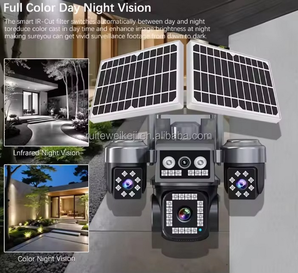 HiEasy 4-Lens 4K solarna sigurnosna kamera