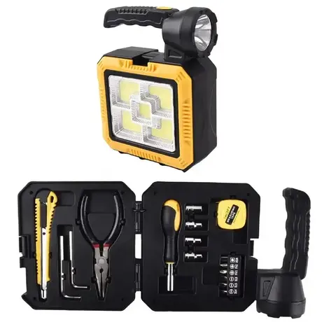 Solarna prenosna lampa cob 7739