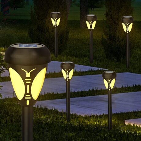 Solarne leptir lampe za baštu  Set od 10 komada