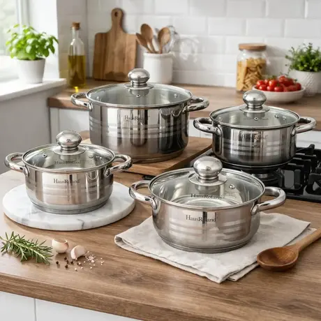 Set Lonaca 8 Delova – Kvalitetni Kuhinjski Set