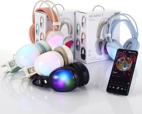 Bežične gejmerske slušalice P890 sa RGB osvetljenjem