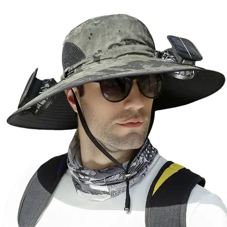 Šešir za Sunce sa Solar Ventilatorima