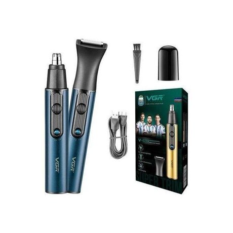 VGR V-626 profesionalni bežični trimer 2-u-1 plavi