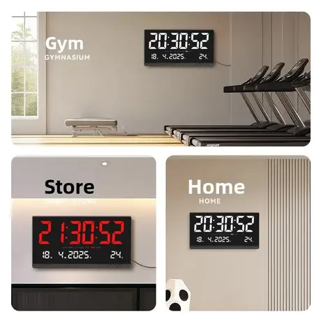 JH8025 digitalni LED zidni sat