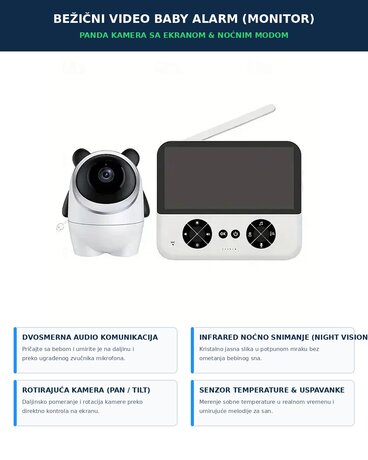 Pametni monitor bebine sobe