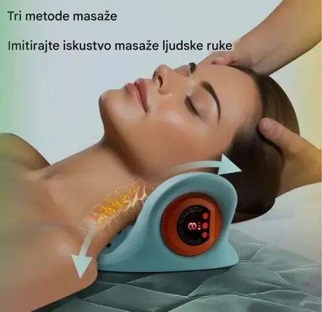 Električni Masažer za Vrat sa Vibracijom – Protiv Bola