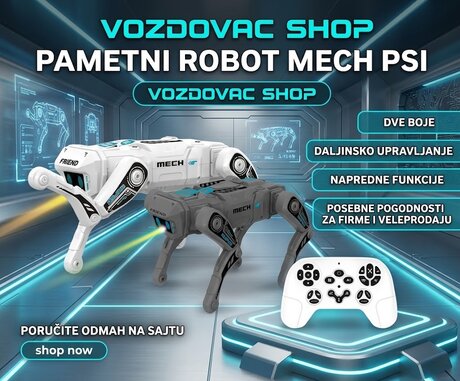 Robot pas inteligentni na daljinsko upravljanje