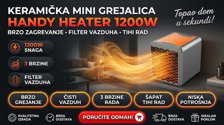 Keramička Mini Grejalica Sa Filterom Vazduha
