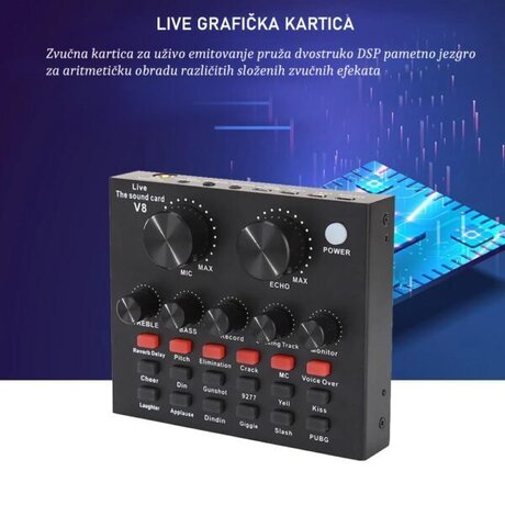 Mikseta V8 Live Sound Card