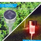 Solarne lampe RGB šarene- 10 Komada