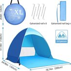 Sator za plazu Pop-up Šator 200 CM