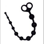 Crne silikonske analne kuglice / Silicone Anal Beads