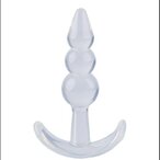 T Plug Beaded Clear