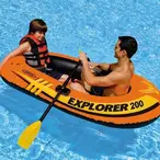 Čamac sa veslima i pumpom set 185x94x41cm Explorer Intex 58331