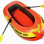 Čamac sa veslima i pumpom set 185x94x41cm Explorer Intex 58331