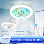 Led luster sa ventilatorom E27