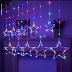 Magične led lampice Led svetla u obliku zvezdica