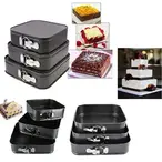 Kalupi za torte set od 3 kalupa u obliku kocke