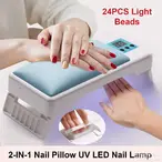 Uv led lampa za nokte sa postoljem za ruku 120w