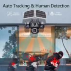 HiEasy 4-Lens 4K solarna sigurnosna kamera