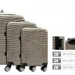 3-DELNI SET KOFERA ZA PUTOVANJA