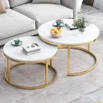 Klub sto belo zlatni INSTYLE 1/2