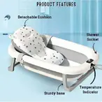 Kadica za bebe Sklopiva kadica za bebe sa termometrom