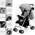 Sklopiva dečija kolica sa ručkom koja se podiže