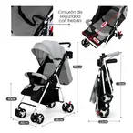 Sklopiva dečija kolica sa ručkom koja se podiže