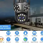 PTZ WiFi kamera sa 3 nezavisne kamere i 4 objektiva – 32mpx, CareCam Pro