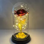 GOLD ZASTAKLJENA SVETLEĆA RUŽA