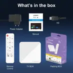 Android TV Box H96 Max Android 14 4k TV Box