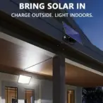 Led solarni reflektor sa odvojivim panelom