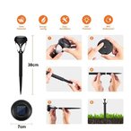 Solarne leptir lampe za baštu  Set od 10 komada