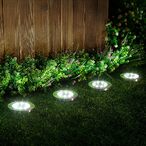 Solarni LED diskovi za dvorište Set od 4 komada