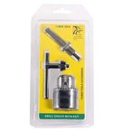 Stezna glava za bušilicu (futer) od 13 mm sa ključem i SDS adapterom. 