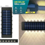 Solarne zidne dvostrane lampe – 2 komada