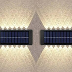 Solarne zidne dvostrane lampe – 2 komada