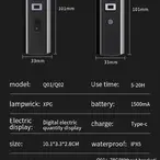 Q01 pametno senzorsko svetlo za bicikle