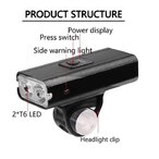 Punjiva LED lampa za bicikle + power bank