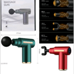 bežični mini pištolj za masažu